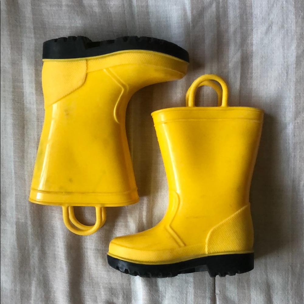Yellow Rain boots